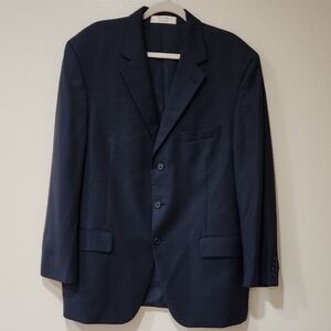 John W. Nordstrom x Loro Piana Classic Navy Men's Blazer Italian Wool size 44R